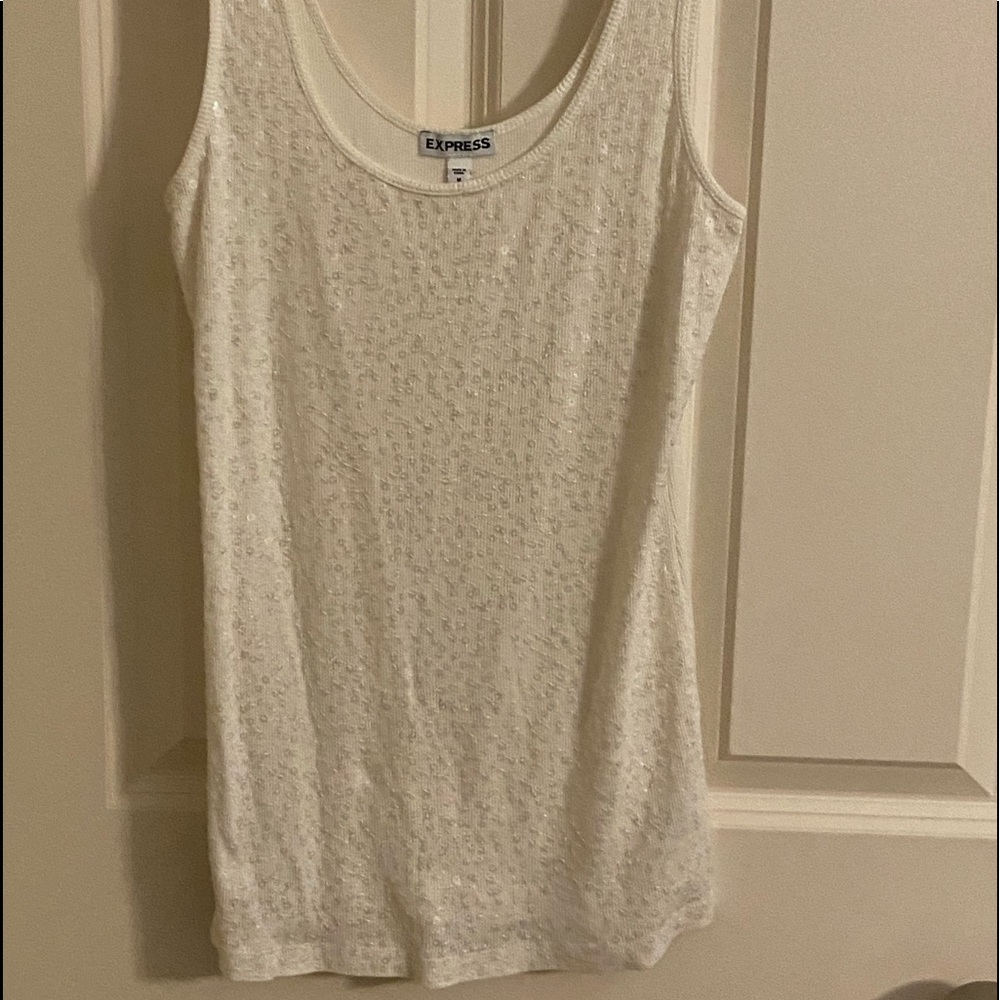 Express Sequin Tank Top